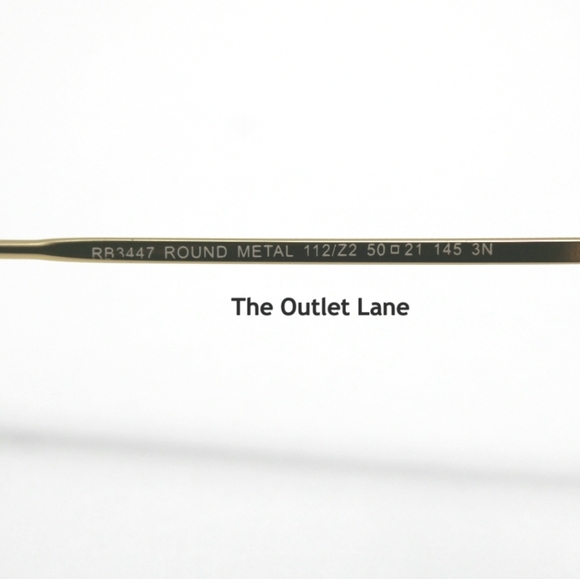 Model Display RayBan Round Metal Pink Mirror RB3447 Reflective - Picture 10 of 16